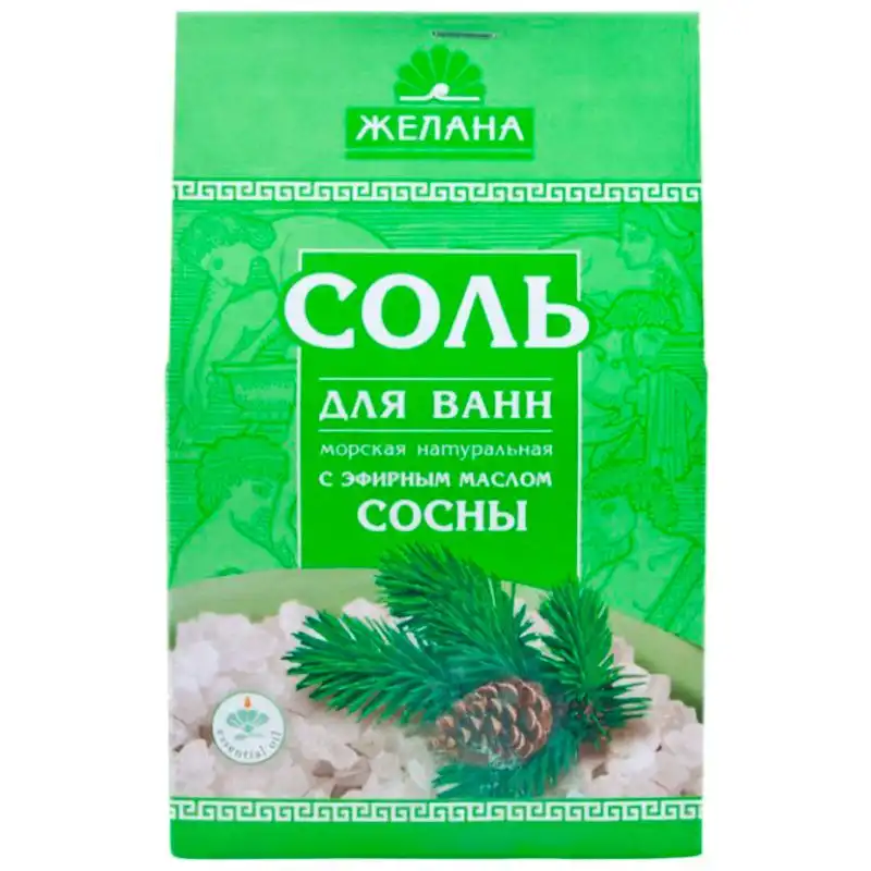 Соль для ванн Желана Сосна, 500 г купить недорого в Украине, фото 1