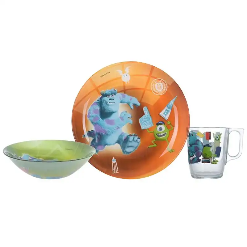 Набір посуду дитячий Luminarc Disney Monsters, 3 предмети, 6517359 купити недорого в Україні, фото 1