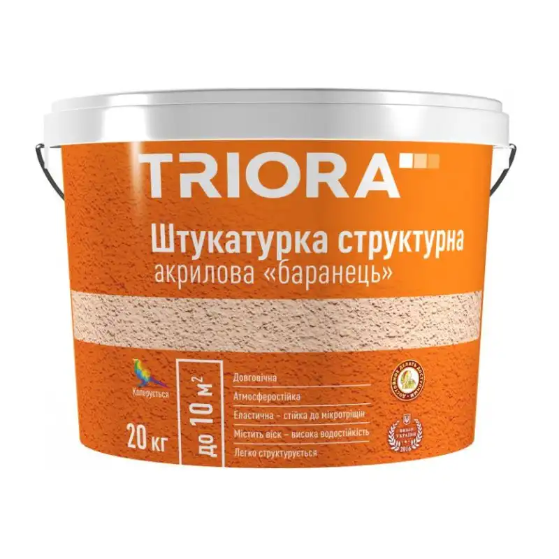 Штукатурка структурная Triora, 20 кг, барашек купить недорого в Украине, фото 1