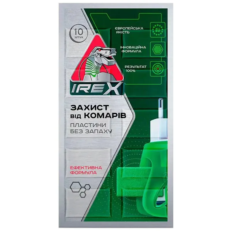 Пластины от комаров Irex, 10 шт купить недорого в Украине, фото 1