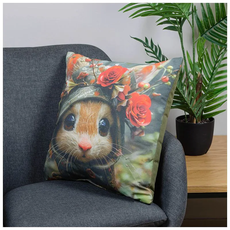 Подушка декоративна HomeLine  Звірятко в капюшоні, 45х45 см, 189213 купити недорого в Україні, фото 2