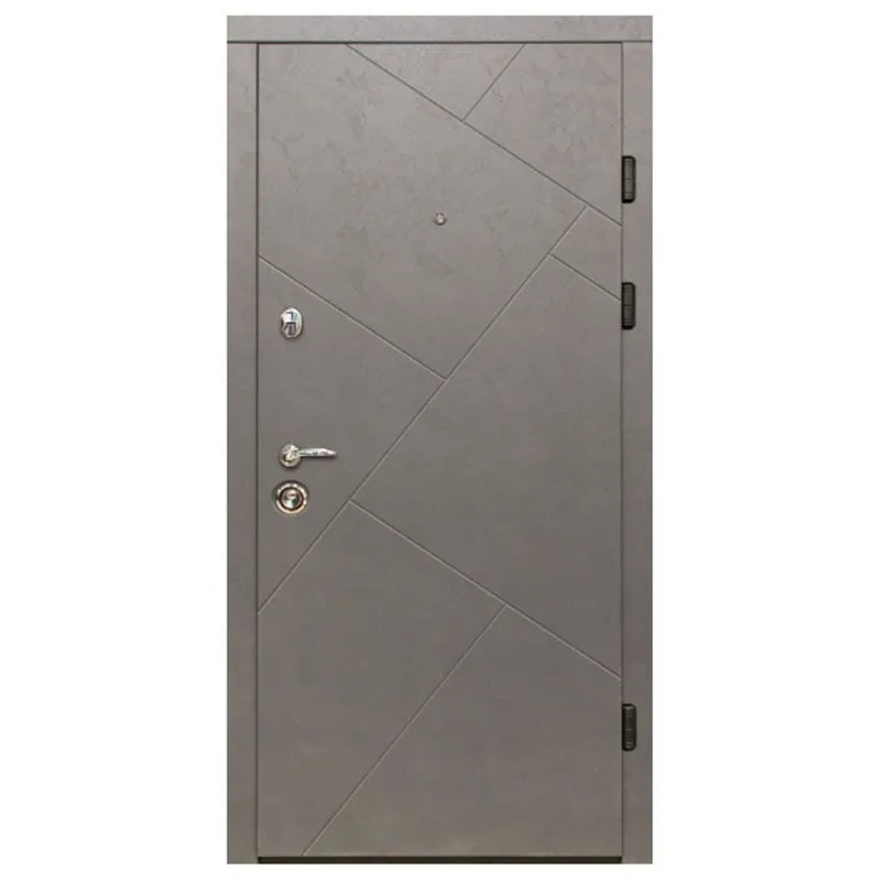 Дверь входная Магда 157 Тип-4 Орнамент №1, 960x2050 мм, бетон темный, правая купить недорого в Украине, фото 1