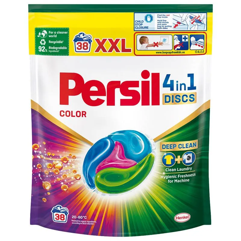 Капсулы для стирки Persil Color, 38 шт, 2879244 купить недорого в Украине, фото 1