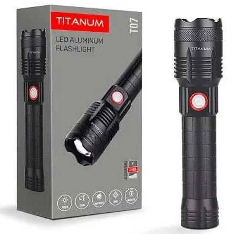 Ліхтарик світлодіодний портативний Titanum TLF-T07, 700 лм, 6500 К купити недорого в Україні, фото 1