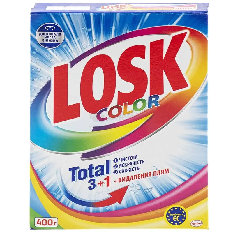 Порошок пральний Losk Color, 400 г купити недорого в Україні, фото 1