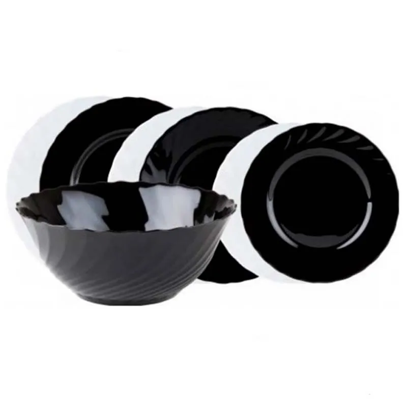Сервіз столовий Luminarc Trianon Black&White, 19 предметів, G8733 купити недорого в Україні, фото 1
