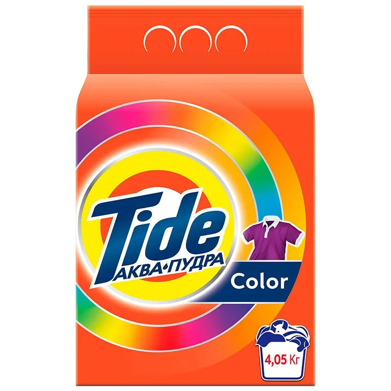 Порошок для прання Tide Аква-Пудра Color, 4,05 кг купити недорого в Україні, фото 1