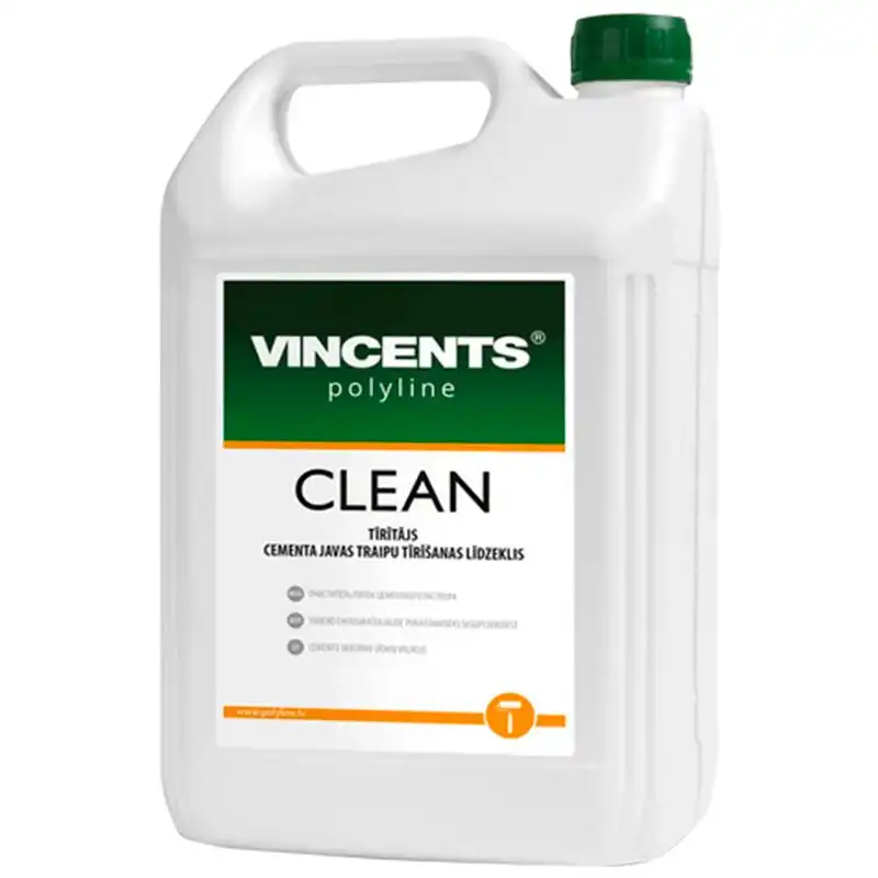 Средство для очистки от цемента Vincents Polyline Clean, 5 л купить недорого в Украине, фото 1