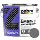 Эмаль 3 в 1 Zebra Кольчуга, 2 кг, глянцевый тёмно-серый, фото 1 Эмаль 3 в 1 Zebra Кольчуга, 2 кг, глянцевый тёмно-серый купить недорого в Украине, фото 1