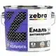 Емаль 3 в 1 Zebra Кольчуга, 2 кг, глянцевий червоно-коричневий, фото 1 Емаль 3 в 1 Zebra Кольчуга, 2 кг, глянцевий червоно-коричневий купити недорого в Україні, фото 1
