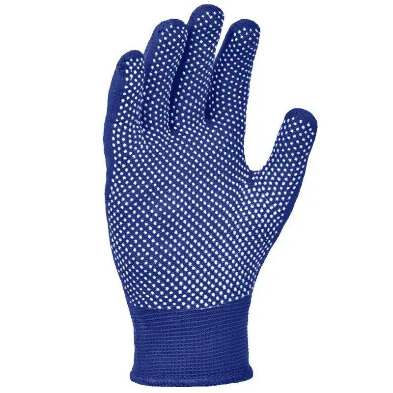 Перчатки трикотажные с ПВХ-рисунком Doloni, синий, XL, 4412 купить недорого в Украине, фото 1