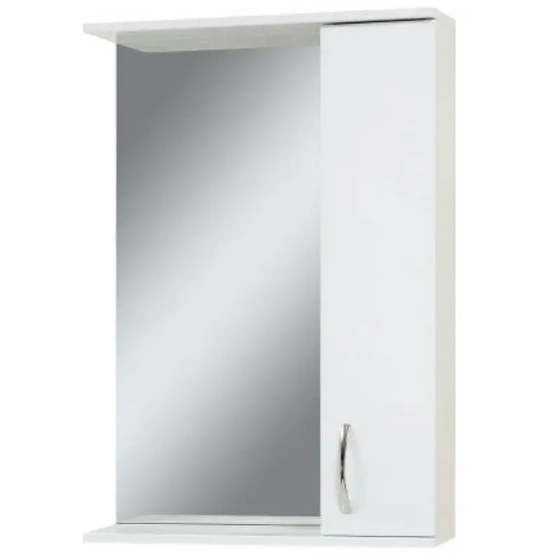 Зеркало со шкафчиком Сансервис Эконом ZL-55, 800х550 мм, белый купить недорого в Украине, фото 1