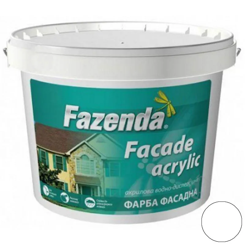 Краска акриловая Fazenda Faсade Acrylic, 12,6 кг купить недорого в Украине, фото 1