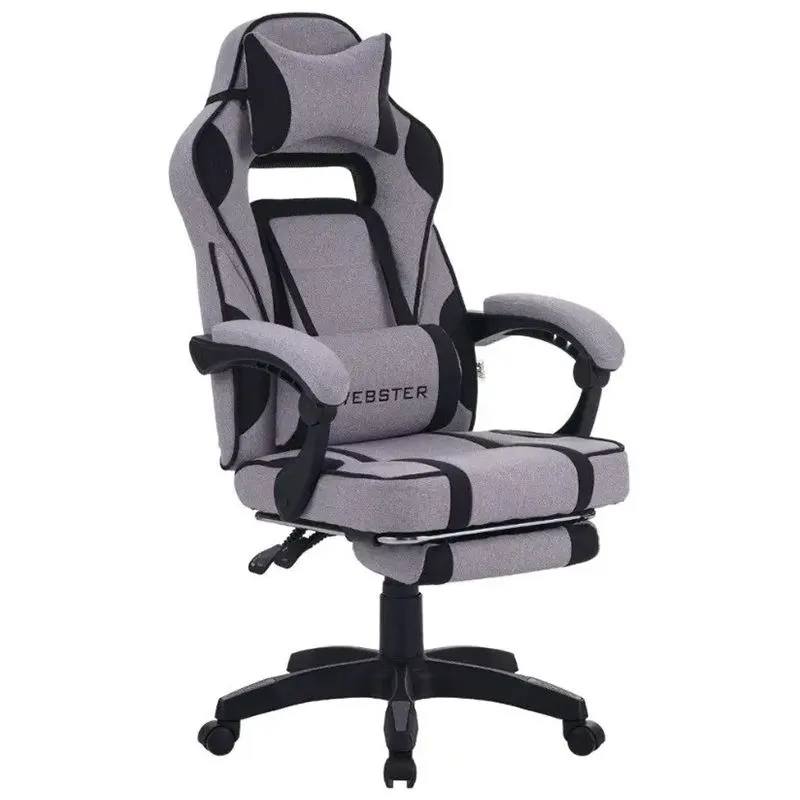 Крісло геймерське VR Racer Textile Webster, сіро-чорний, 555296 купити недорого в Україні, фото 1