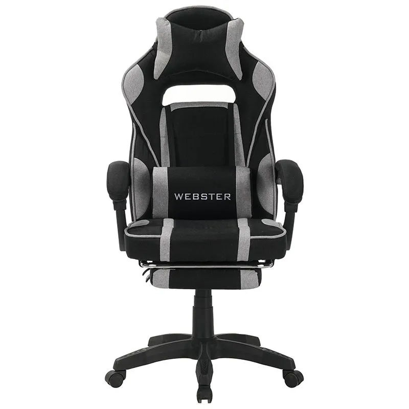 Кресло геймерское AMF VR Racer Textile Webster, черно-серый, 555768 купить недорого в Украине, фото 1