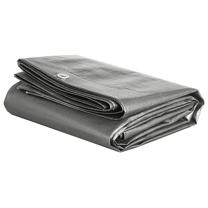 Тент WoffMann Super Mocna, 5х6 м, 110 г/кв.м, срібний, 999956 купити недорого в Україні, фото 2