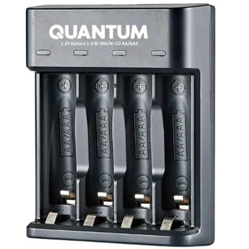 Зарядний пристрій Quantum QM-BC1040, для Ni-MH/Ni-CD, 1,2 В, AA/AAA, 4 слоти, USB купити недорого в Україні, фото 1