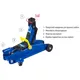 Домкрат гидравлический Iron Hand, 2 т, 125-300 мм, IH-125300DP, фото 3 Домкрат гидравлический Iron Hand, 2 т, 125-300 мм, IH-125300DP купить недорого в Украине, фото 3
