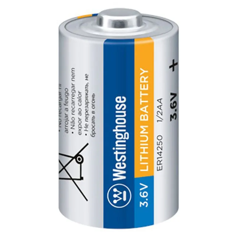 Батарейка Westinghouse Li-SOCI2 ER14250, 3,6 В, 1200 mAh, 1 шт, ER14250-1200mAh купить недорого в Украине, фото 1
