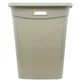 Кошик для білизни з кришкою Ucsan Plastik Drop, 43 л, кремовий, 174002 купити недорого в Україні, фото 1
