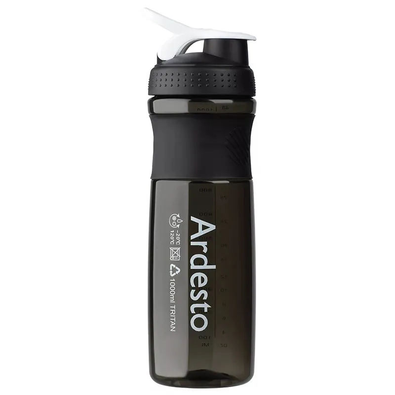Бутылка для воды Ardesto Smart bottle, 1 л, черный, AR2204TB купить недорого в Украине, фото 1