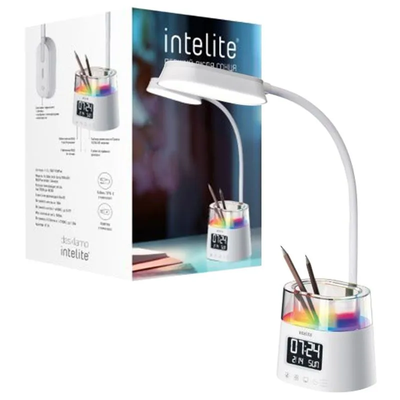 Лампа настольная Maxus WH RGB Pen holder Calendar 1-IDL-10W-RGBPen купить недорого в Украине, фото 2