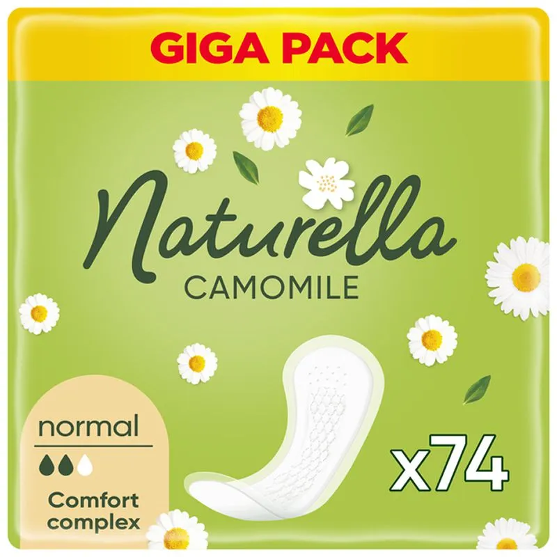 Прокладки Naturella Camomile Normal Quatro, 74 шт купити недорого в Україні, фото 1