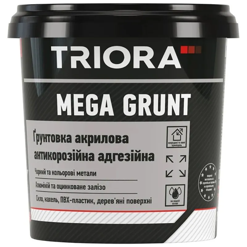 Ґрунтовка антикорозійна Triora Mega Grunt 17, 2,5 кг, сірий купити недорого в Україні, фото 1