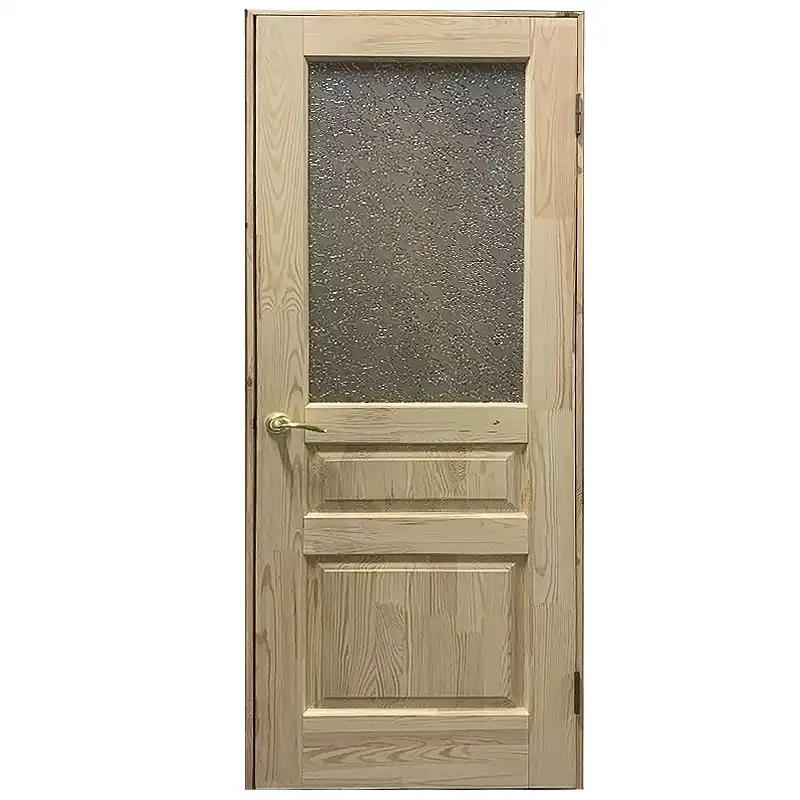 Дверне полотно напівскло Dominant Wood Модель 3-1, 900х2000х36 мм, сосна купити недорого в Україні, фото 1