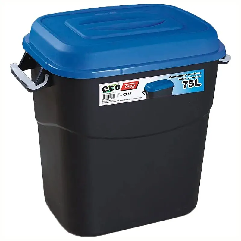 Бак для сміття Tayg, синій, 411021 купити недорого в Україні, фото 1