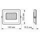 Прожектор Videx, 20 Вт, 5000 K, белый, VL-F2e-205W, фото 4 Прожектор Videx, 20 Вт, 5000 K, белый, VL-F2e-205W купить недорого в Украине, фото 4
