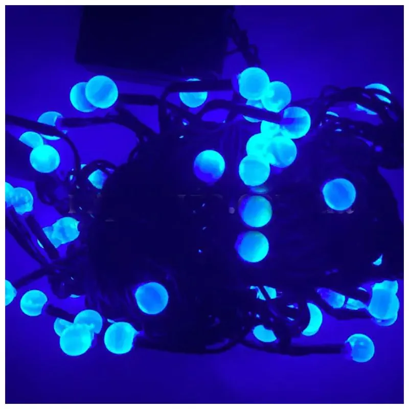 Гирлянда светодиодная Жемчуг, 5 м, 50 LED, синий, 1271-02 купить недорого в Украине, фото 1
