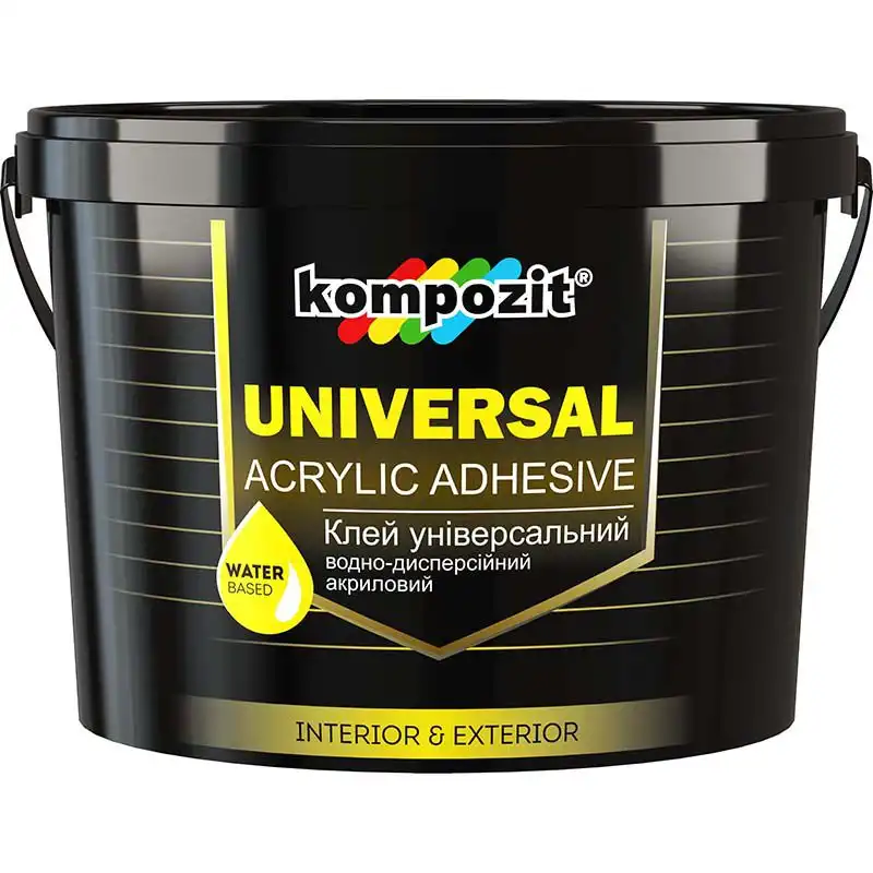 Клей акриловий Kompozit Universal, 12 кг купити недорого в Україні, фото 1