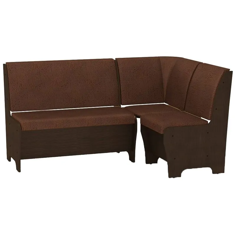 Кухонний куточок Компаніт Тунис, 1500х820х1200 мм, венге / бронза купити недорого в Україні, фото 1