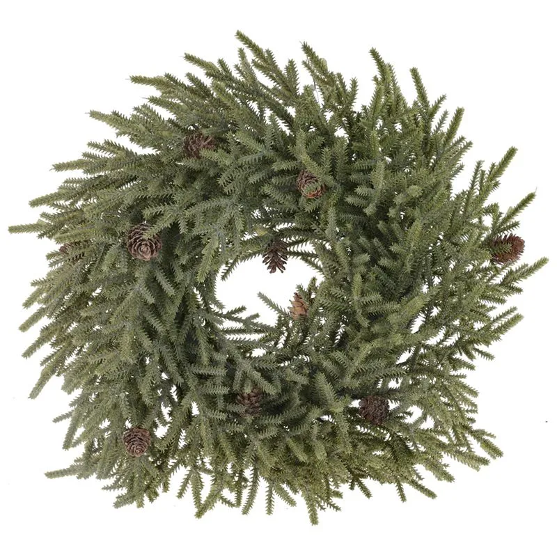 Венок рождественский Koopman Ветви сосны, 40 см, в ассортименте, 17910430 купить недорого в Украине, фото 1