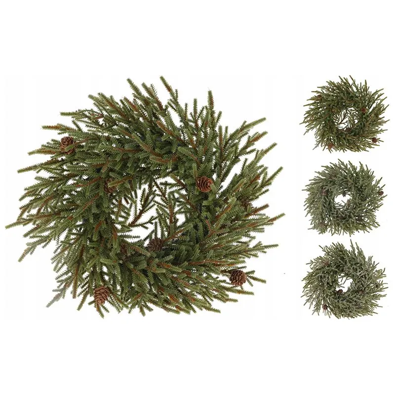 Венок рождественский Koopman Ветви сосны, 40 см, в ассортименте, 17910430 купить недорого в Украине, фото 2