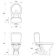Унитаз-компакт Cersanit 751 Cersania II Simple On 011, 3/6 л, сидение Duroplast, K119-015, фото 3 Унитаз-компакт Cersanit 751 Cersania II Simple On 011, 3/6 л, сидение Duroplast, K119-015 купить недорого в Украине, фото 3
