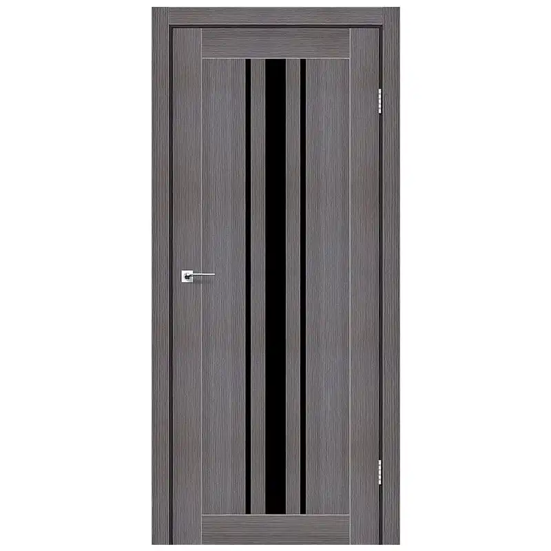 Дверное полотно StilDoors Arizona, 600х2000 мм, Дрим Вуд, Черное стекло купить недорого в Украине, фото 1