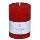 Свічка Candy Light, 10,5х6 см, рубіново-червоний купити недорого в Україні, фото 1