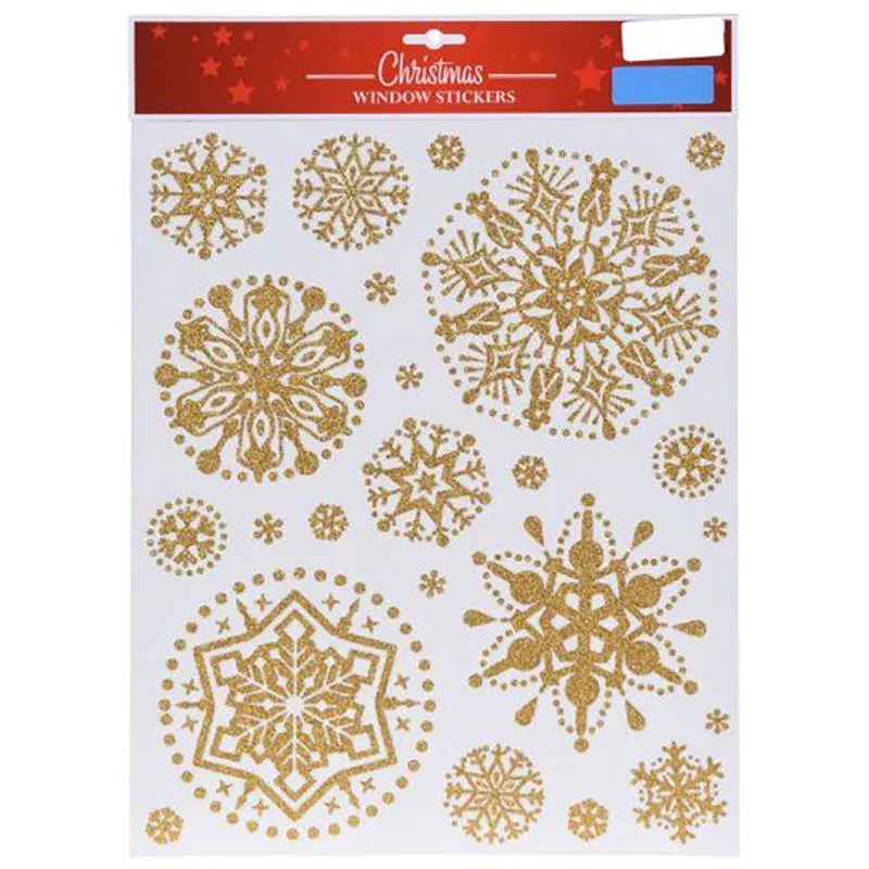 Наліпки новорічні Koopman, 30х42 см, в асортименті, ВВС040630 купити недорого в Україні, фото 1