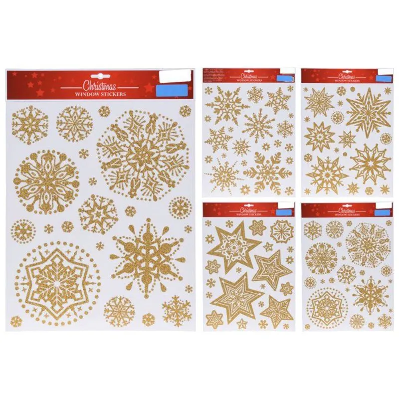 Наліпки новорічні Koopman, 30х42 см, в асортименті, ВВС040630 купити недорого в Україні, фото 2