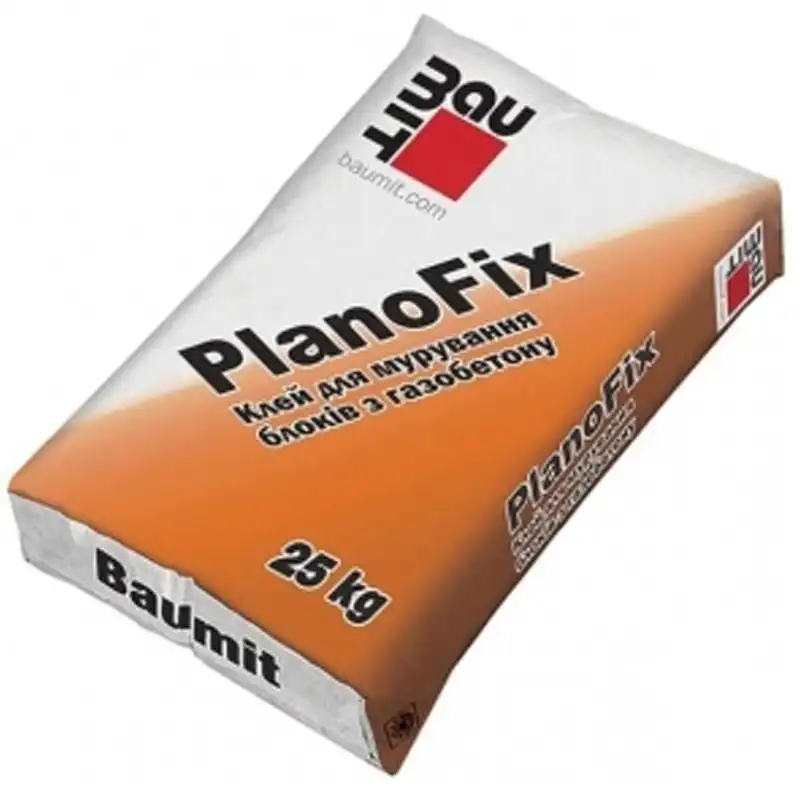 Клей для газобетону Baumit PlanoFix, 25 кг купити недорого в Україні, фото 1
