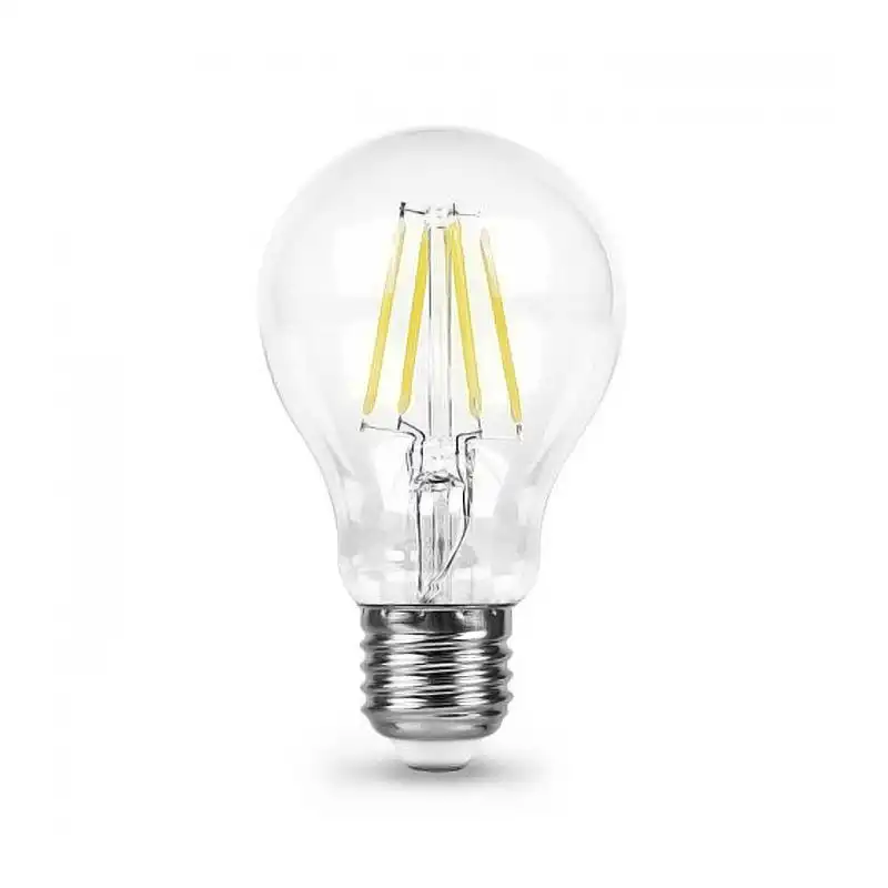 Лампа філамент Feron LB-63 A60, 8W, E27, 2700K, 230V, 6484 купити недорого в Україні, фото 1