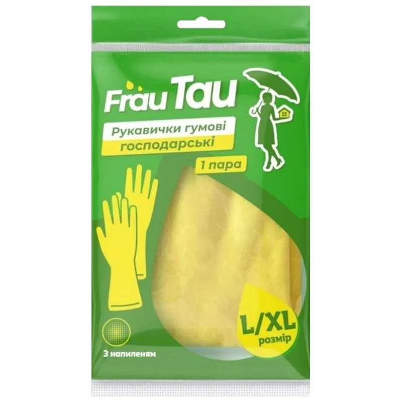 Перчатки резиновые Frau Tau, L/XL купить недорого в Украине, фото 1