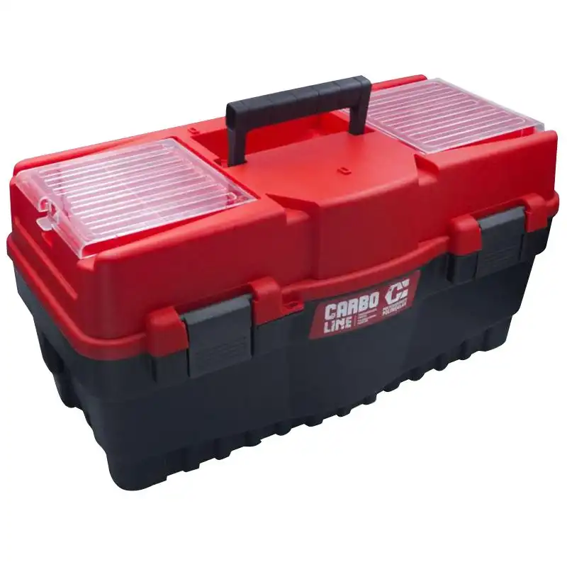 Ящик для інструментів Haisser Formula A 600 Carbo, 547x271x278 мм, червоний, 105869 купити недорого в Україні, фото 1
