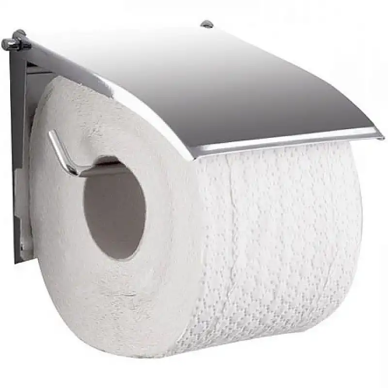 Тримач для туалетного паперу AWD настінний, метал, хром, 2091338 купити недорого в Україні, фото 1