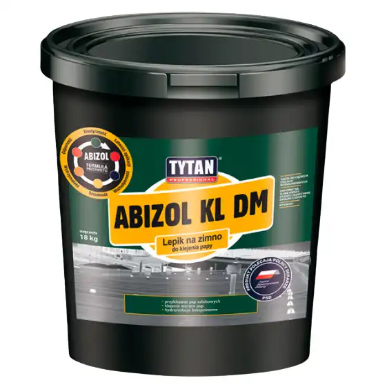 Мастика холодного применения для рубероида Tytan Abizol KL DM, 18 кг купить недорого в Украине, фото 1