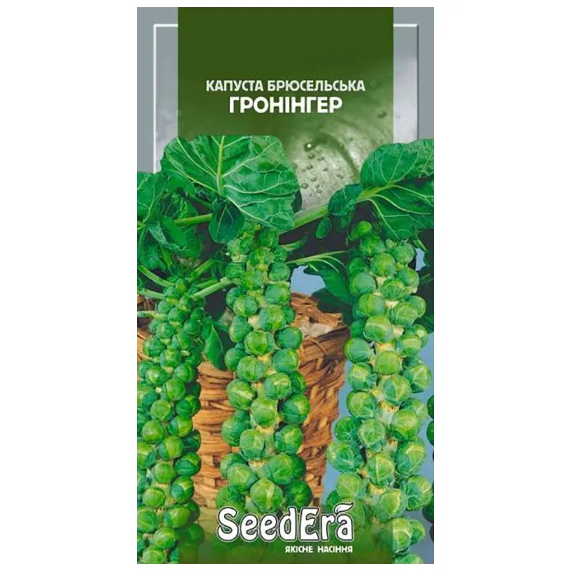 Насіння капусти брюссельської Seedera Гронінгер, 0,5 г купити недорого в Україні, фото 1
