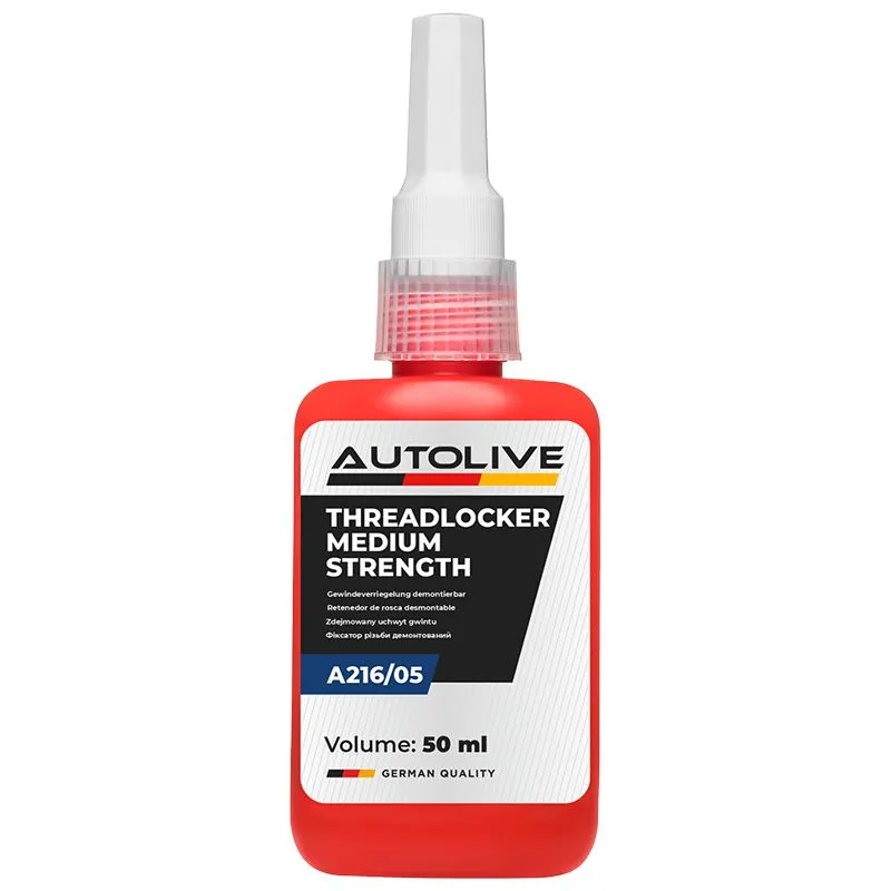 Фиксатор резьбы демонтажный Autolive Threadlocker Medium Strength, 50 мл, A 216/05 купить недорого в Украине, фото 1