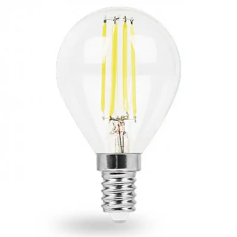Лампа філамент Feron LB-161 P45, 6W, E14, 2700K, 230V, 6933 купити недорого в Україні, фото 1